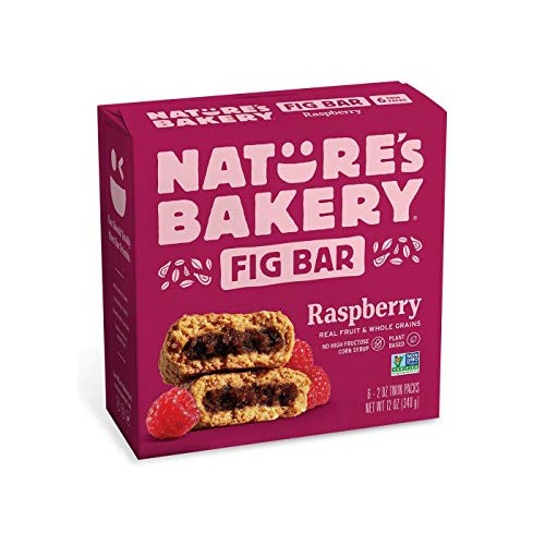 Natures Bakery Raspberry Real Fruit, Whole Grain Fig Bar - 6 Ba