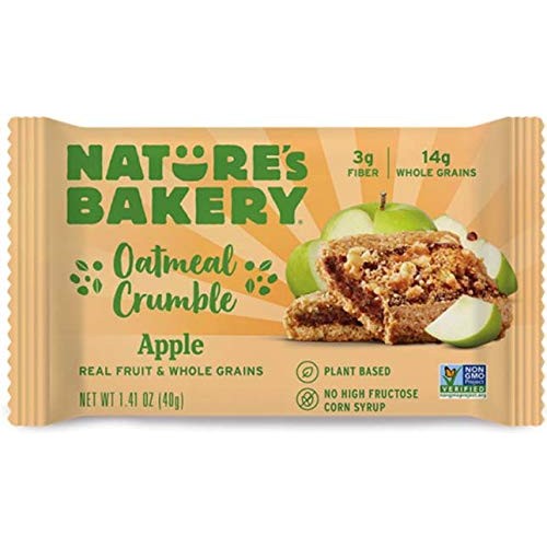 Natures Bakery Apple Oatmeal Crumble, Whole Grain Bar, Vegan, N