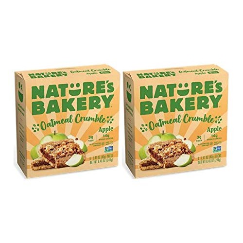 Natures Bakery Apple Oatmeal Crumble, Whole Grain Bar, Vegan, N