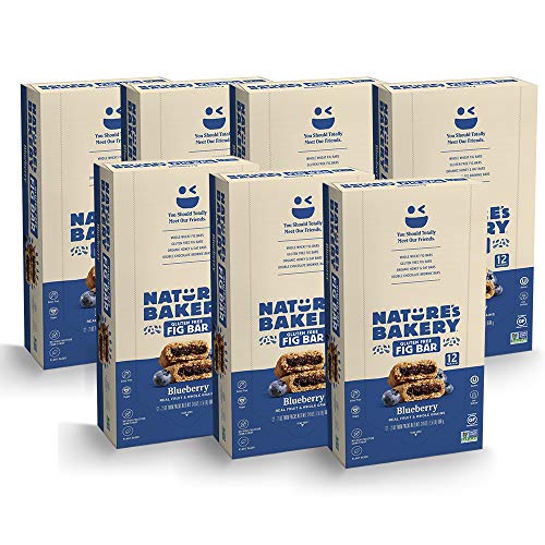Nature’S Bakery Gluten Free Fig Bars, Blueberry, Real Fruit, Veg