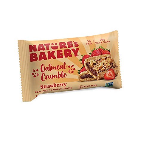 Nature’S Bakery Oatmeal Crumble Bars, Strawberry, Real Fruit, Ve