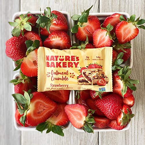 Nature’S Bakery Oatmeal Crumble Bars, Strawberry, Real Fruit, Ve