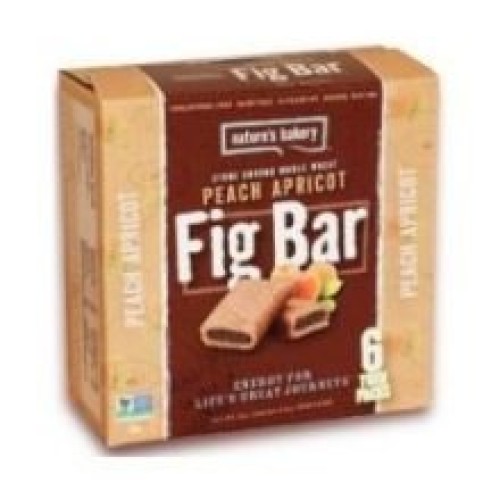 Natures Bakery Whole Wheat Peach Apricot Fig Bar, 2 Ounce - 6 Pe