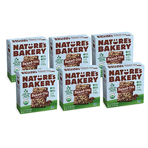 Natures Bakery Baked-Ins Bars Chocolate Oat, Organic Fruits &Amp; V
