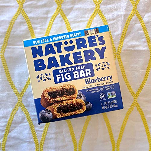 Natures Bakery Gluten Free Fig Bars, Blueberry, 6- 6 Count Boxe