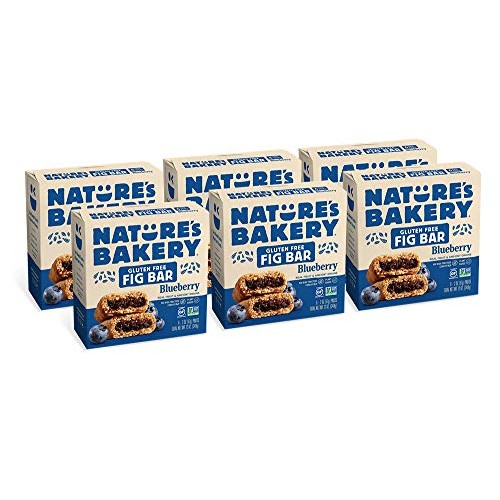 Natures Bakery Gluten Free Fig Bars, Blueberry, 6- 6 Count Boxe