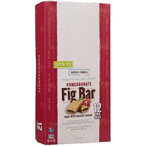 Natures Bakery Gluten Free Fig Bars - Pomegranate - 12 Count