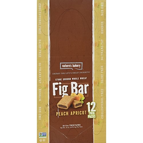 Natures Bakery Whole Wheat Fig Bar, Peach Apricot, 2 Oz Pack O