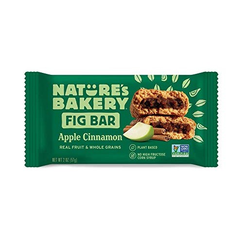 Natures Bakery Whole Wheat Fig Bar, Vegan + Non-Gmo, Apple Cinn