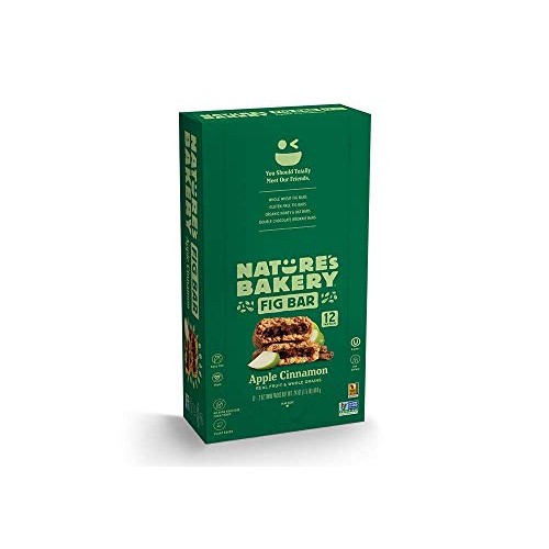 Natures Bakery Whole Wheat Fig Bar, Vegan + Non-Gmo, Apple Cinn
