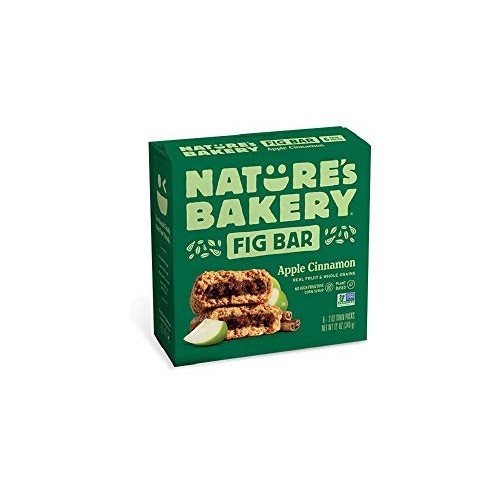 Natures Bakery Whole Wheat Fig Bars, Apple Cinnamon, 1- 6 Count