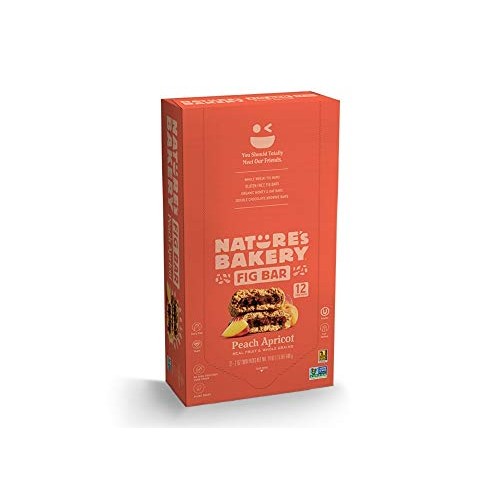 Natures Bakery Whole Wheat Fig Bars, Peach Apricot, 12 Count P