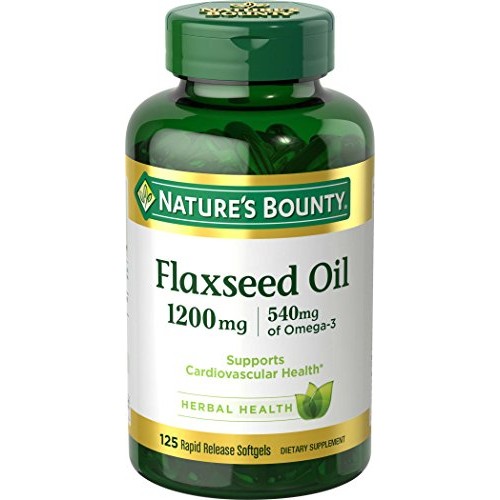 Natures Bounty Flaxseed And Omega 3, Dietary Supplement, Suppor