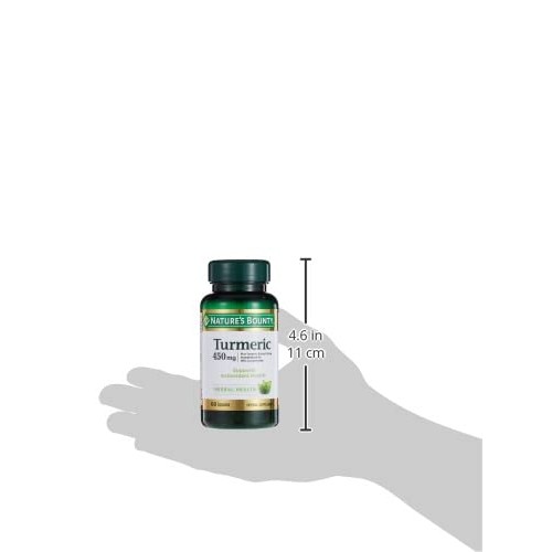 Natures Bounty Turmeric Capsules, Antioxident Health, 450 Mg, 6...