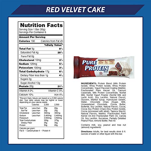 Pure Protein Bars, High Protein, Nutritious Snacks To Support En