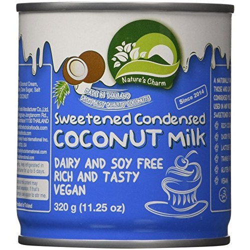 Natures Charm Sweetened Condensed Coconut Milk, 11.25 Ounce Pa