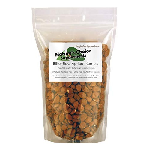 Bitter Apricot Kernels, 1 Pound, 750 Raw Apricot Seeds, 100% All