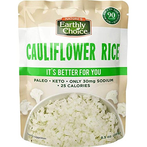 Natures Earthly Choice Cauliflower Rice - 6 Pouches 6 X 8.5 Ou