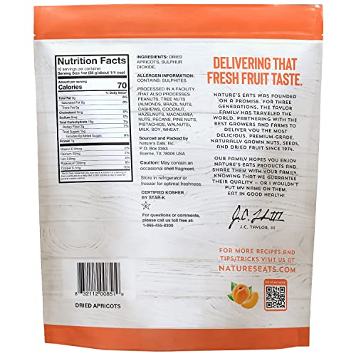 Natures Eats Apricots, 10 Oz
