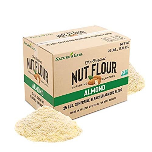 Natures Eats Blanched Almond Flour 25 Lb Case Bulk, 25 Lb