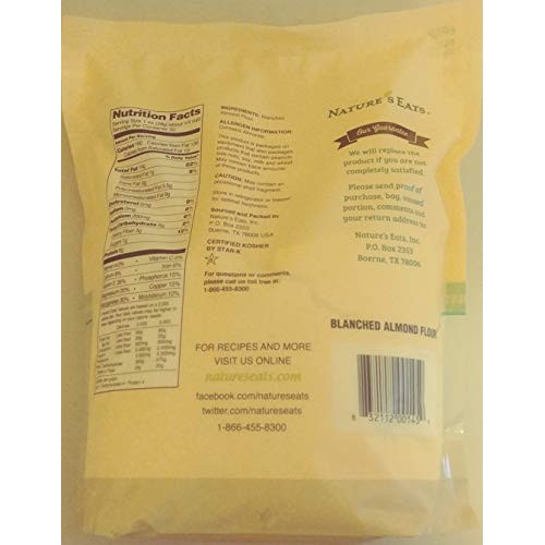 Natures Eats Blanched Almond Flour, 32 Ounce Pack Of 2