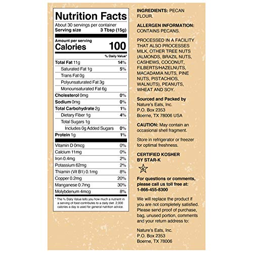 Natures Eats Blanched Almond Flour, 64 Ounce &Amp; Pecan Flour Fine