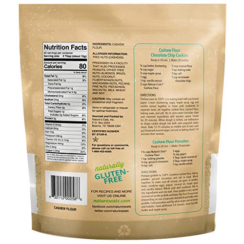 Natures Eats Cashew Flour Finely Ground, 32 Oz