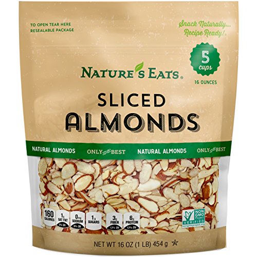 Natures Eats Natural Sliced Almonds, 16 Ounce