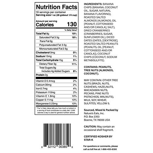 Natures Eats Nuts For Digestion Trail Mix, 16 Oz