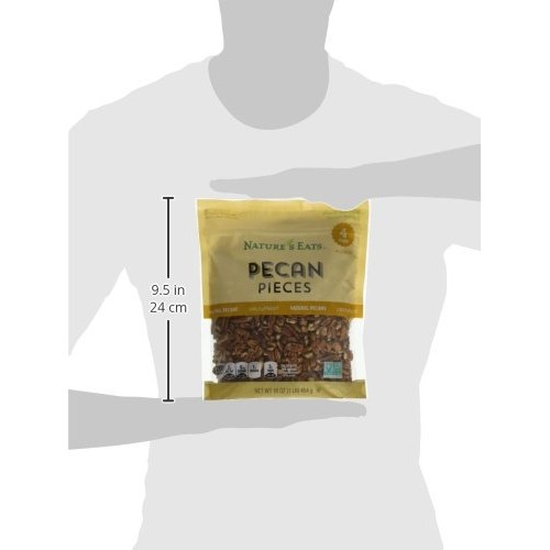 Natures Eats, Pecan Pieces, 16 Oz