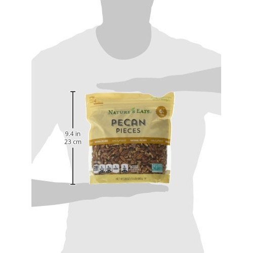 Natures Eats Pecan Pieces, 24 Ounce