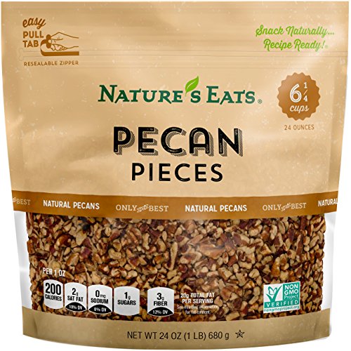 Natures Eats Pecan Pieces, 24 Ounce