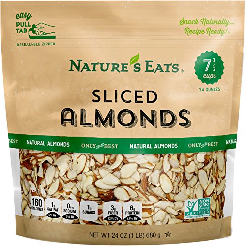 Natures Eats, Sliced Almonds, 24 Oz
