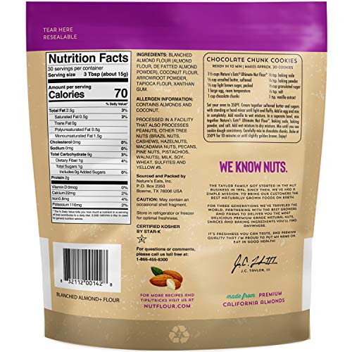 Natures Eats Ultimate Nut Flour, Almond, 16 Ounce