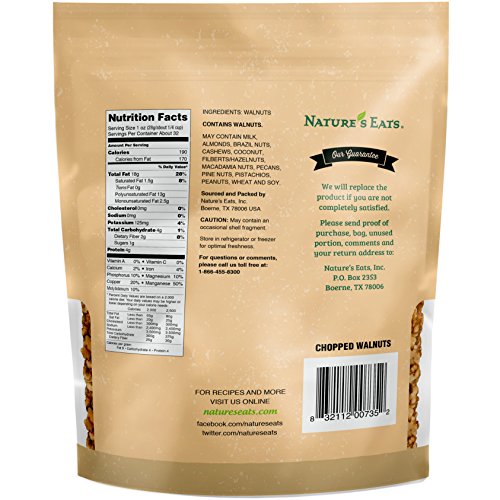 Natures Eats Chopped Walnuts, 32 Ounce