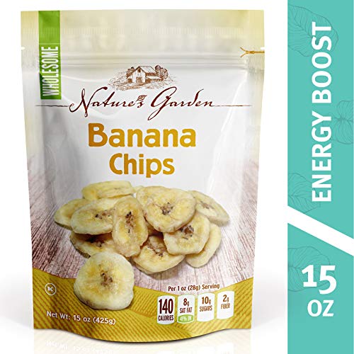 Natures Garden Organic Banana Chips - 15 Oz.