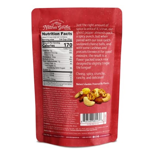 Natures Garden Ghostly Ranch Snack Mix, 4 oz Pack of 6