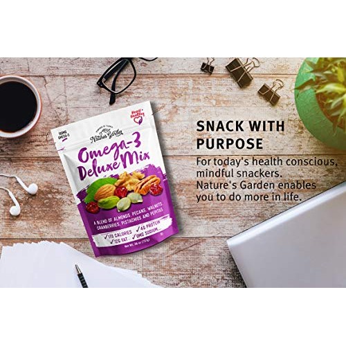 Natures Garden Omega-3 Deluxe Nut Mix, 26 Oz Pack Of 1