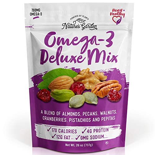 Natures Garden Omega-3 Deluxe Nut Mix, 26 Oz Pack Of 1