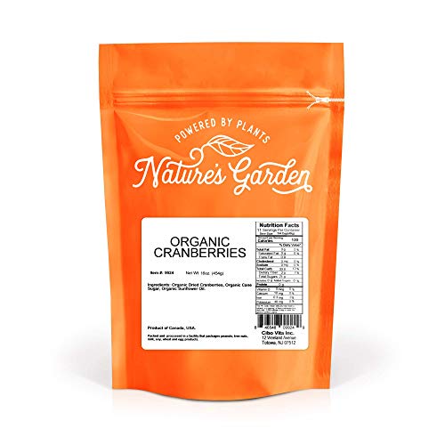 Natures Garden Organic Cranberries 16Oz
