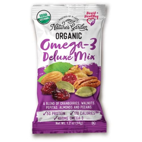 Natures Garden Organic Trail Mix Snack Packs - Trail Mix Variet...