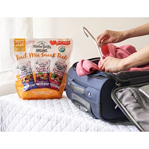 Natures Garden Organic Trail Mix Snack Packs - Trail Mix Variet...