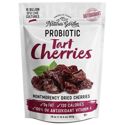 Natures Garden Probiotic Tart Cherries - Probiotic Dried Fruit ...