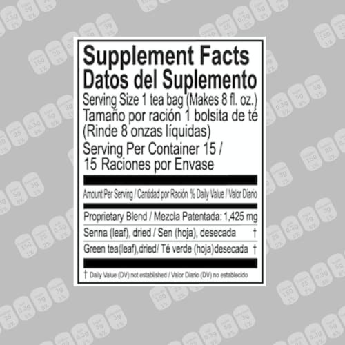 24 Pack Of Loveeta Wellness Weight Loss Tea Cranberry - 15 Tea B...