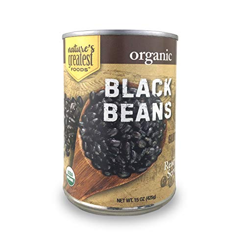 Natures Greatest Foods, Organic Black Beans, Vegan, Gluten Free