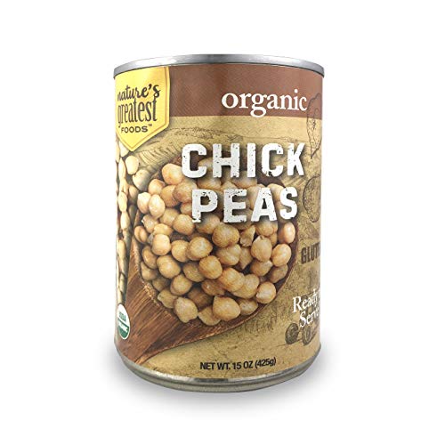 Natures Greatest Foods, Organic Chickpeas, Vegan, Gluten Free,