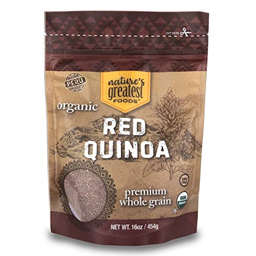 Natures Greatest Foods, Organic Premium Whole Grain Red Quinoa,