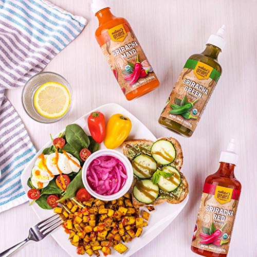 Natures Greatest Foods, Organic Sriracha Mayo Sauce, Vegan, Glu