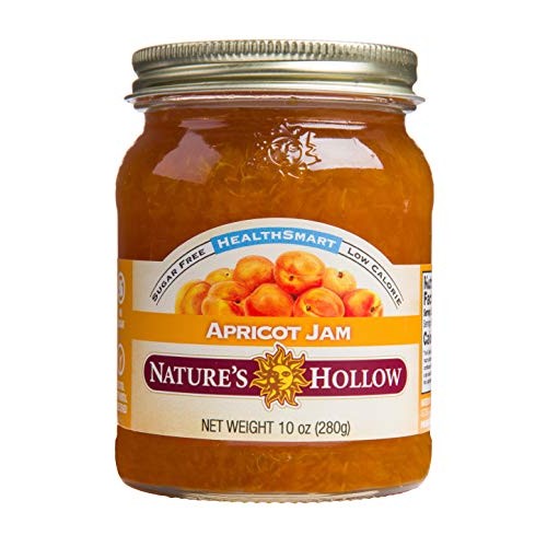 Natures Hollow, Sugar-Free Apricot Jam Preserves, Non Gmo, Keto