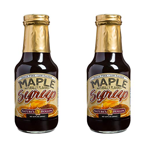 Natures Hollow, Sugar-Free Maple Flavored Syrup, 10 Ounces Each